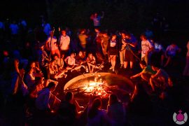 Lagerfeuer auf KABUM Lager II