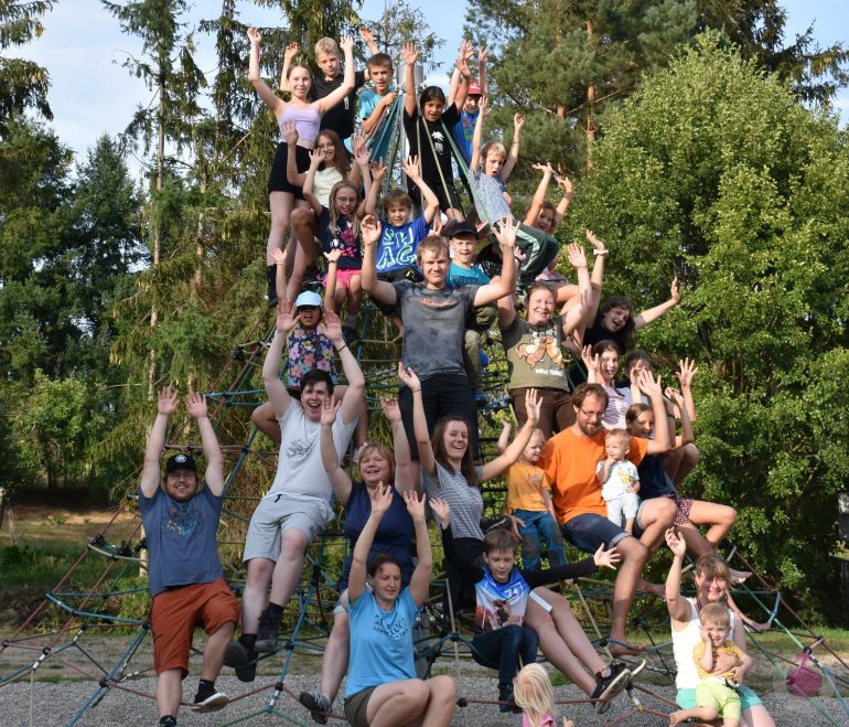 Kinderfreizeit-Gruppenbild