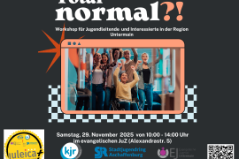 Flyer für die Veranstaltung Total normal?! Inklusive Jugendarbeit