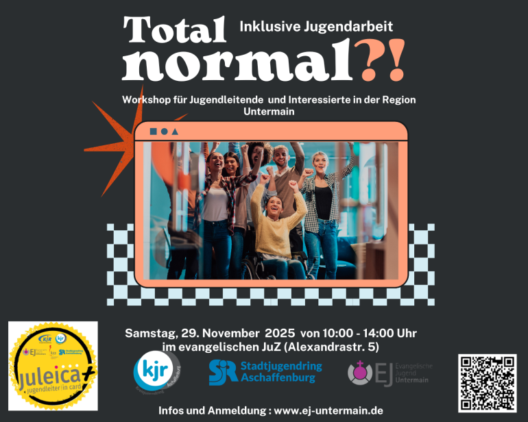 Flyer für die Veranstaltung Total normal?! Inklusive Jugendarbeit